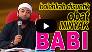 Bolehkah Suntik dengan obat Minyak Babi? - DR Khalid Basalamah MA