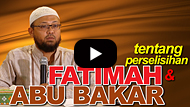 Tentang Perselisihan Fatimah ra dan Abu Bakar ra - Ustadz Riyadh bin Badr Bajrey