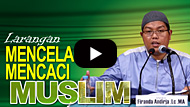 Larangan Mencela Mencaci Muslim - Ustadz Firanda Andirja MA