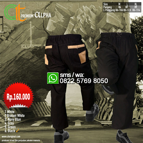 Sirwal Ct Original premium ALPHA - Black