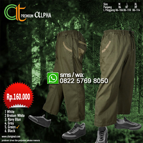 Sirwal Ct Original premium ALPHA - Green