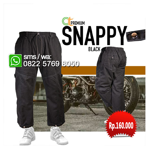 Sirwal Ct Original premium SNAPPY - Black