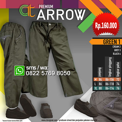 Sirwal Ct Original premium ARROW - Green